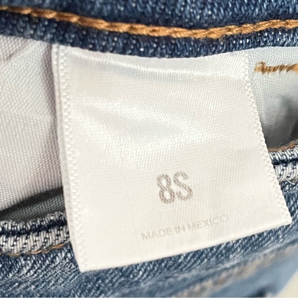 Express 8S low Rise Washed Baggy Straight 0784 Cargo Relax Straight Jeans short - Picture 9 of 13